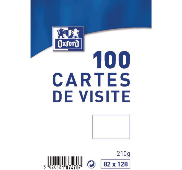 Lot de 2000 Cartes de visite 82x128 coffret
