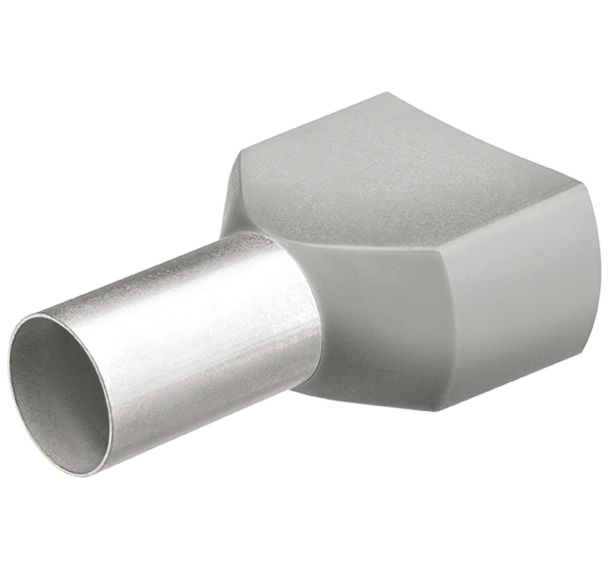 Lot de 200 embouts jumelés avec col en plastique pour câble 2x0,75mm²_ 97 99 371