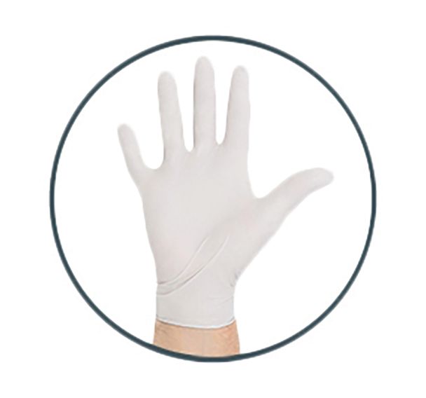 Lot de 200 gants d'examen nitrile blanc basic -HALYARD