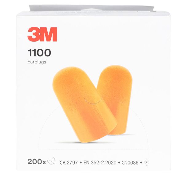 Lot de 200 paires de bouchons d'oreilles série 1100