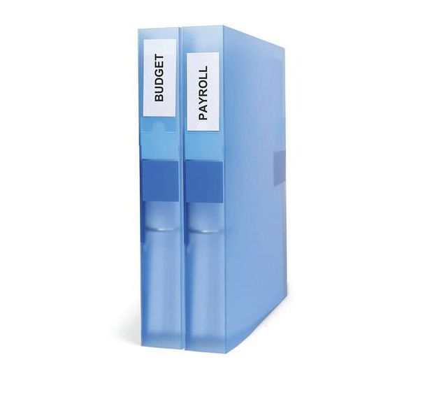 Lot de 20 20 Porte-étiquettes adhésifs, 55 x 150 mm