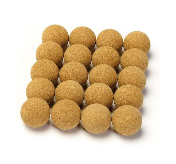 Lot de 20 Balles Liege Naturel