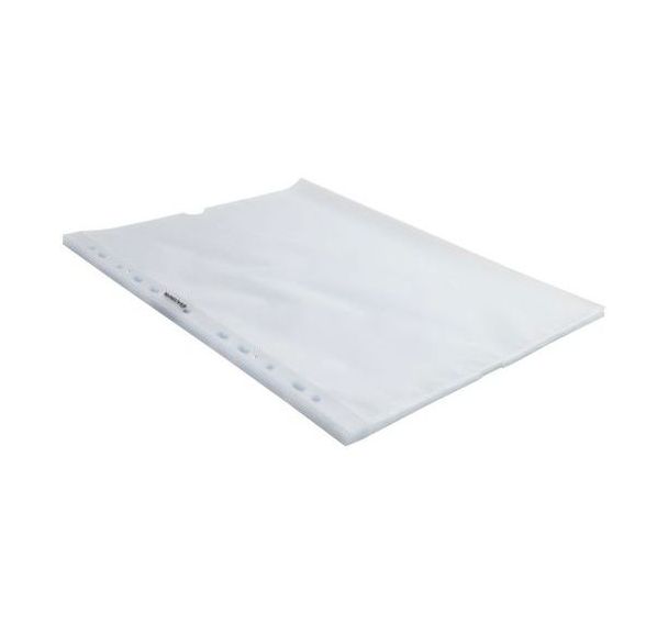 Lot de 20 Bloc de 50 pochettes perforées A4 cristal
