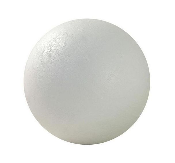 Boule styropor Ø 120 mm blanches