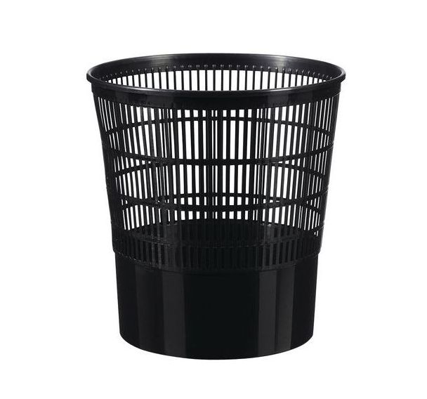 Lot de 20 Corbeilles à Papier Cap - 16L Noir