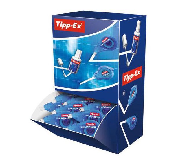 Lot de 20 Correcteurs Tipp-Ex Easy Correct 12 m x 4,2 mm - BIC