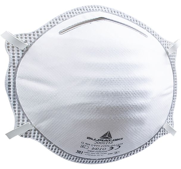 Lot de 20 Demi-masques jetables moule FFP2