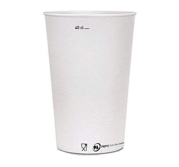 Lot de 20 Gobelet en carton - 49 cL