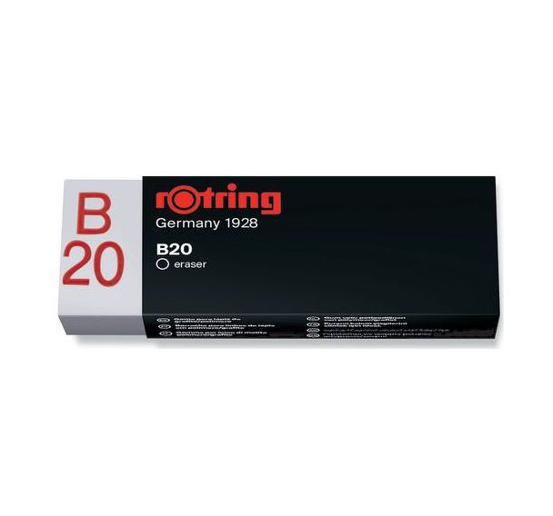 Lot de 20 Gommes Rapid-Eraser B20 - rOtring®