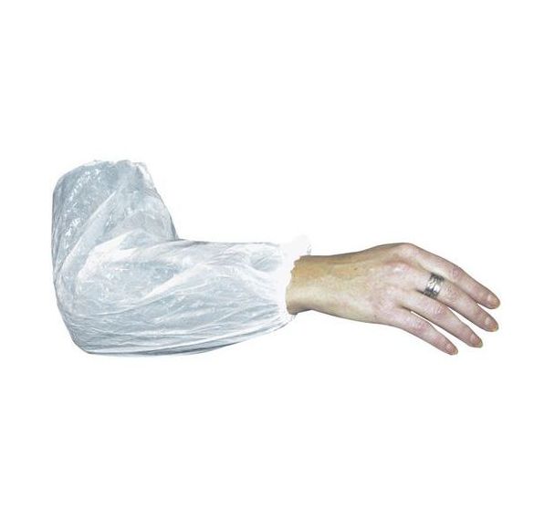 Lot de 20 Manchette polyéthylène blanche 40 cm