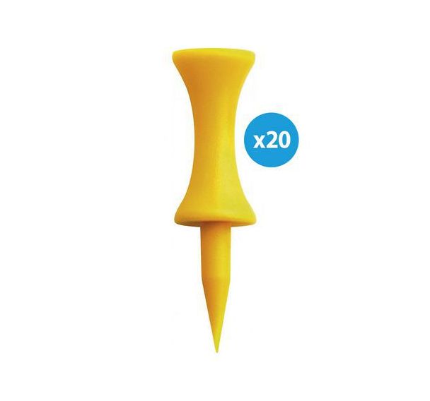 Lot de 20 Tees Plastique 25mm