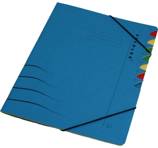 Lot de 20 Trieur: 7 compartiments: bleu: Secolor
