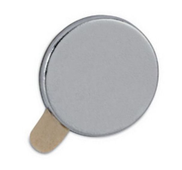 Lot de 20 aimants néodymes puissant adhésifs Ø10x1mm 0,5 kg