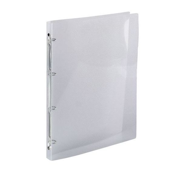 Lot de 20 classeurs 4 anneaux 15 mm polypropylène crystal - a4 Cristal