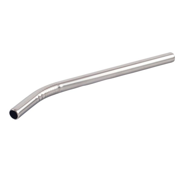 Lot de 20 pailles courbées inox Ø 12 mm + brosse de nettoyage