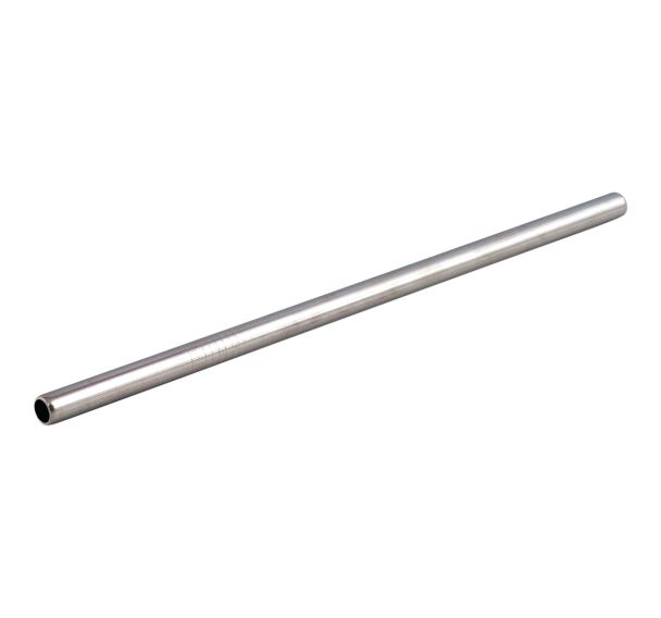 Lot de 20 pailles droites inox Ø 8 mm + brosse de nettoyage