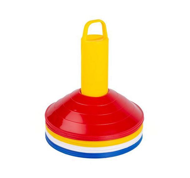 Lot de 20 plots Multi-Marker extra souple avec support de transport