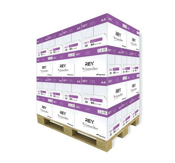 Lot de 240 Papier Rey Copy A4 80g - Palette de 240 ramettes - Rey