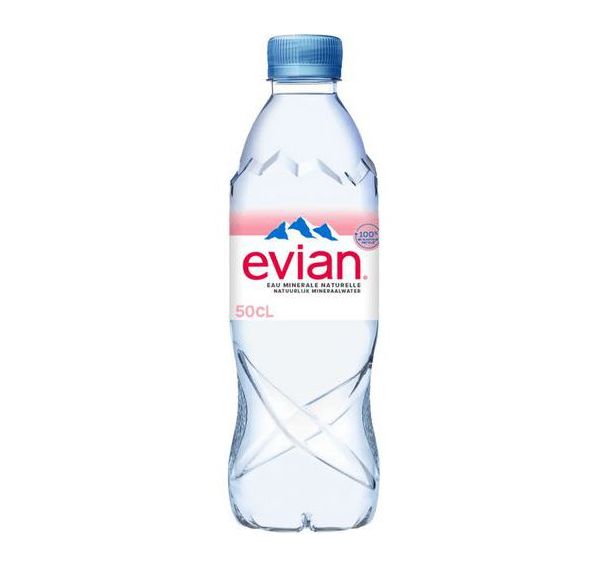 Lot de 24 Evian 50cl x 24
