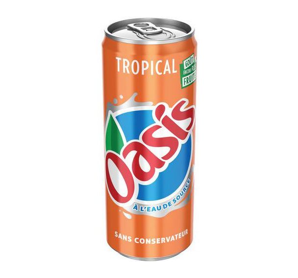Lot de 24 Jus de fruit Oasis Tropical