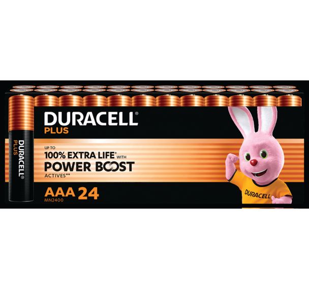 Lot de 24 Pile alcaline AAA Plus Powerboost - Duracell