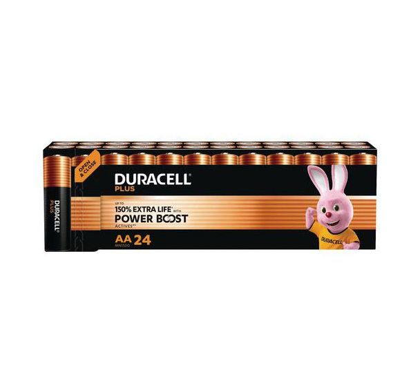 Lot de 24 Pile alcaline AA Plus Powerboost - Duracell