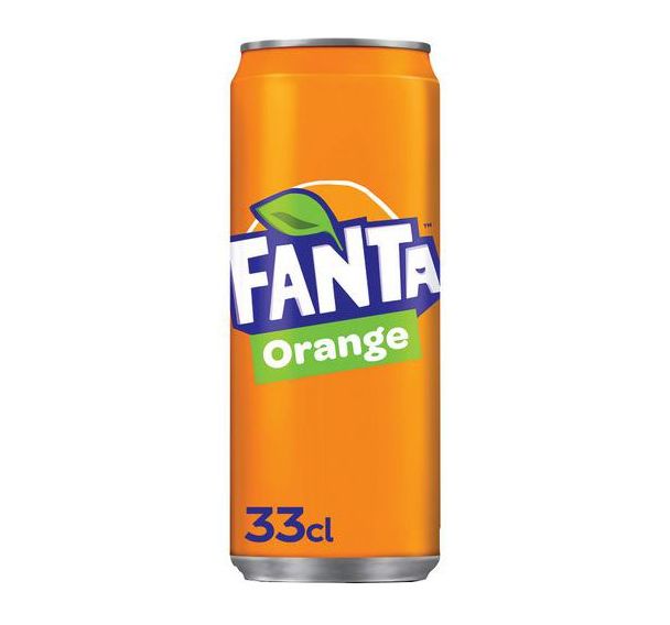 Lot de 24 canettes Fanta Orange 33 cl