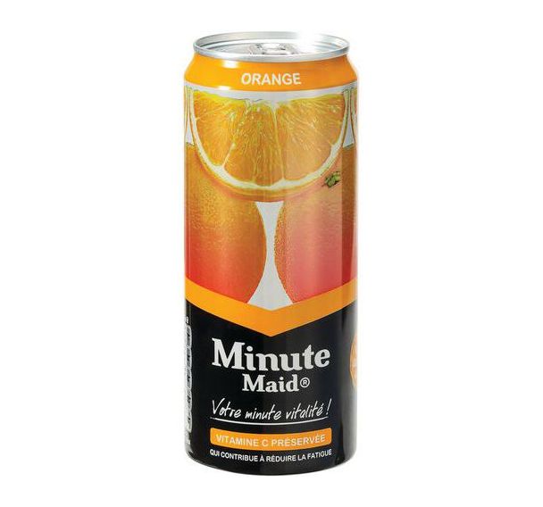 Lot de 24 canettes Minute Maid Orange 33 cl