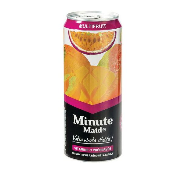 Lot de 24 canettes Minute Maid Tropical 33 cl