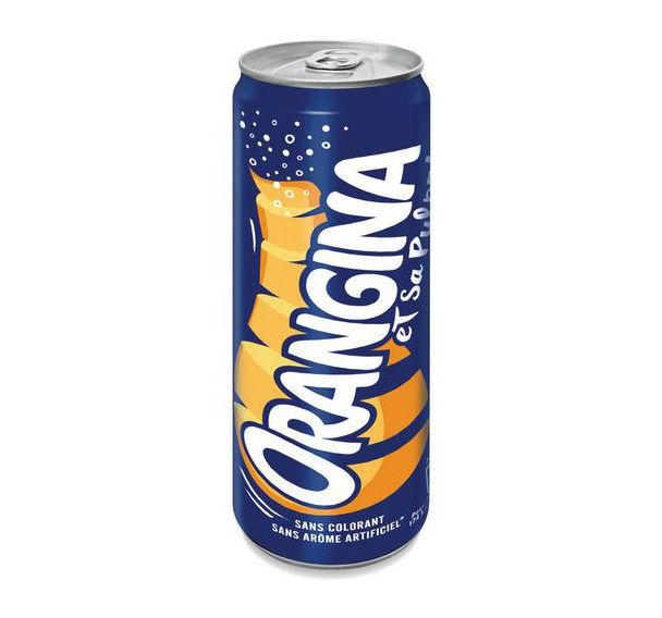 Lot de 24 canettes Orangina Jaune 33 cl