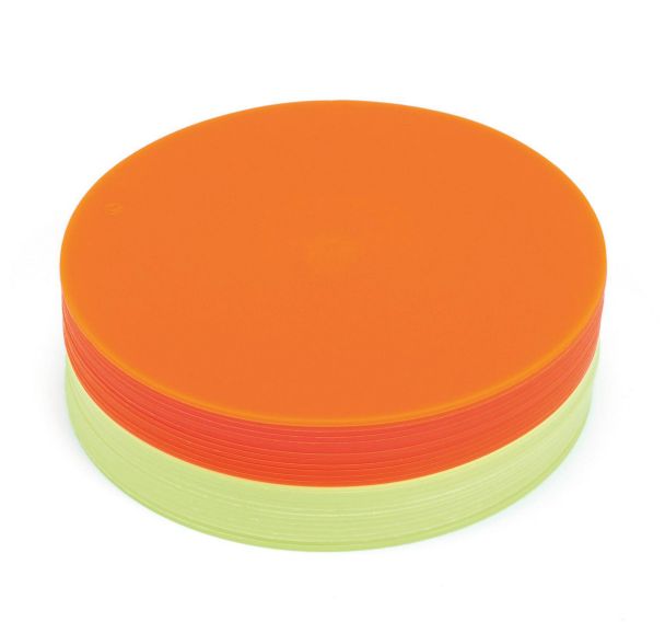 Lot de 24 disques de matérialisation de terrain de jeu