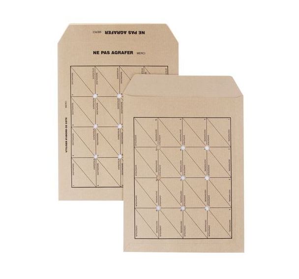Lot de 250 Pochette navette kraft brun 90 g - Lot de 250
