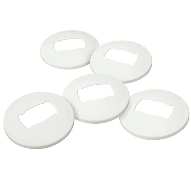 Lot de 25 caches de plafond PFA 9108 pour tube PUC 25 Blanc - Vogel's