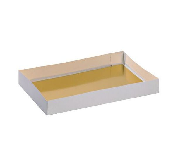 Lot de 25 Carton plat or