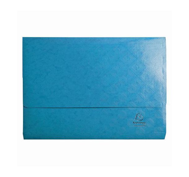 Lot de 25 Chemise poche 1928 265g/m2 - Foolscape-Turquoise