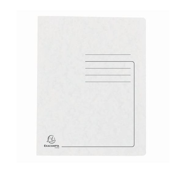 Lot de 25 Chemises à lamelles rigide format A4 - Exacompta