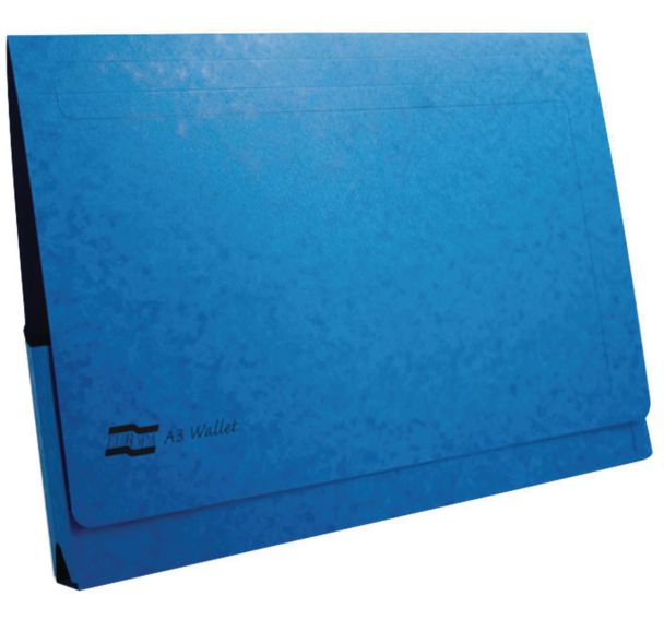 Lot de 25 Chemises poche en carte lustrée - A3