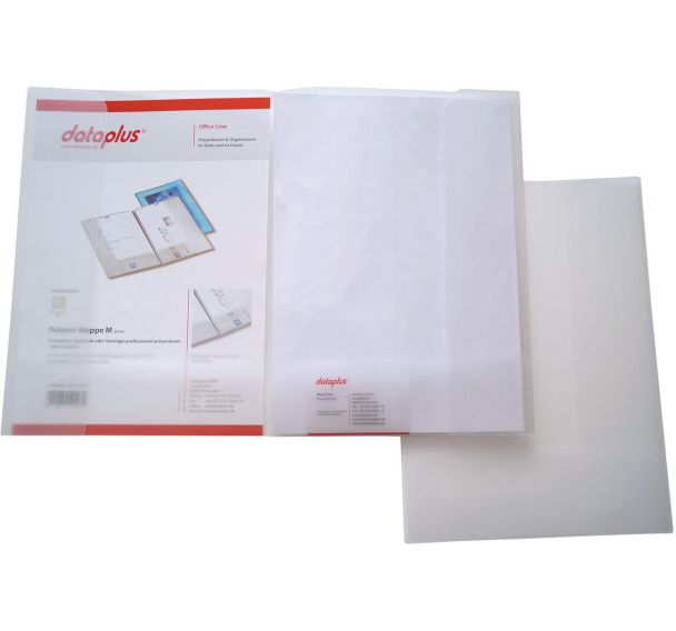 Lot de 25 Dossier de présentation M A4: transparent