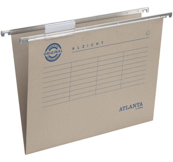 Lot de 25 Dossier suspendu Folio: fond V: avec mécanisme gris: Alzicht