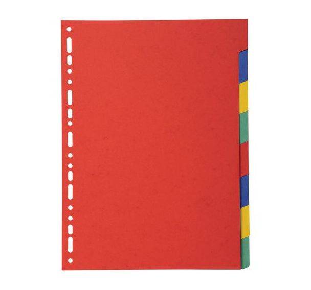 Lot de 25 Intercalaires carte marbrée 220g 8 positions