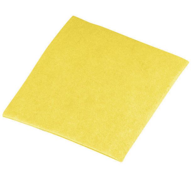 Lot de 25 Lingettes essuie-tout viscose Jaunes