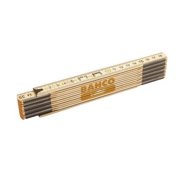 Lot de 25 Mètre pliant bois 12 sections métriques 2 m