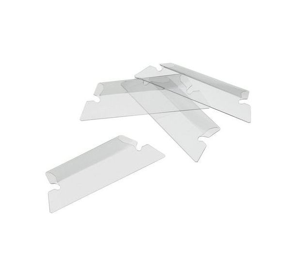 Lot de 25 Porte-étiquette pour dossier suspendu - Largeur 50 mm