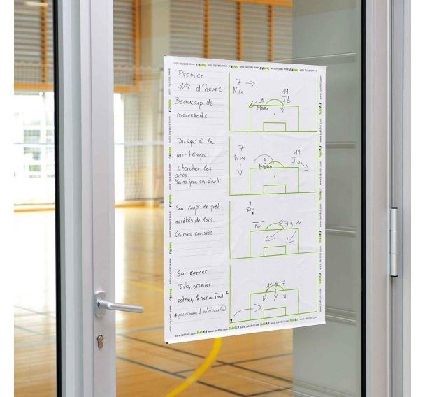 Lot de 25 taktifol surface de réparation football