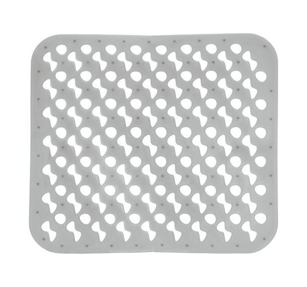 Lot de 25 Tapis d'évier PVC - Gris foncé
