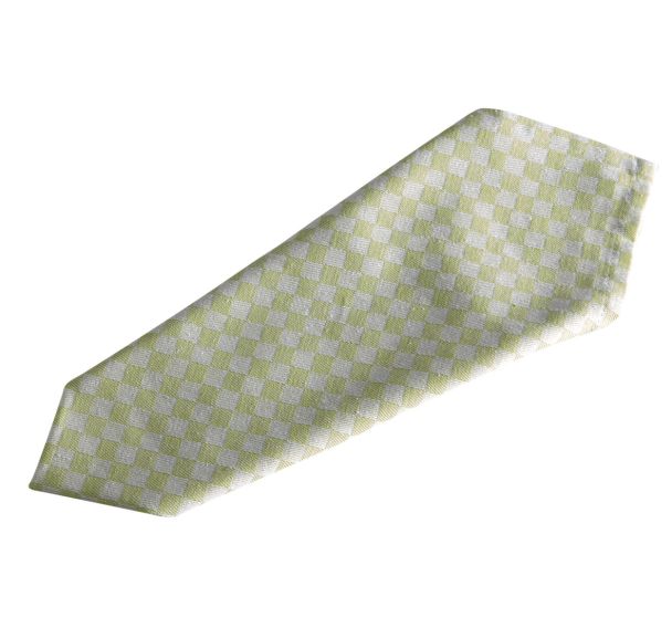 Lot de 25 serviettes à damiers 55x55 Anis 9725