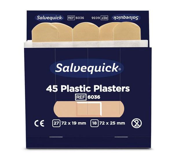 Lot de 270 Recharge pansements plastique Salvequick