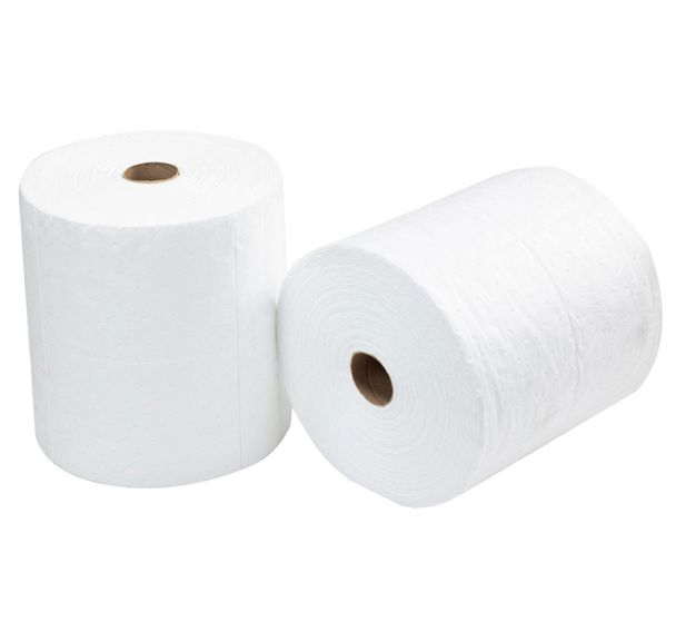 Lot de 2 Absorbant hydrocarbure en matière recyclé - rouleau étroit