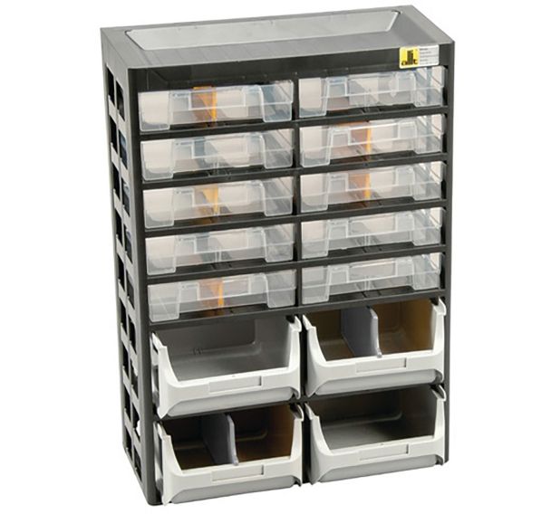 Lot de 2 Bloc-tiroirs VarioPlus Basic D à 10 tiroirs et 7 séparateurs