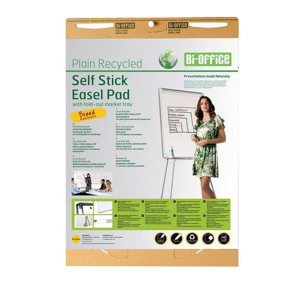 Lot de 2 Bloc 30 feuilles chevalet repositionnables - Earth it